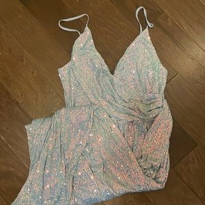 NWT Fashion Nova Sequin Jumpsuit